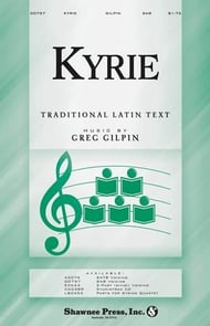 Kyrie SAB choral sheet music cover